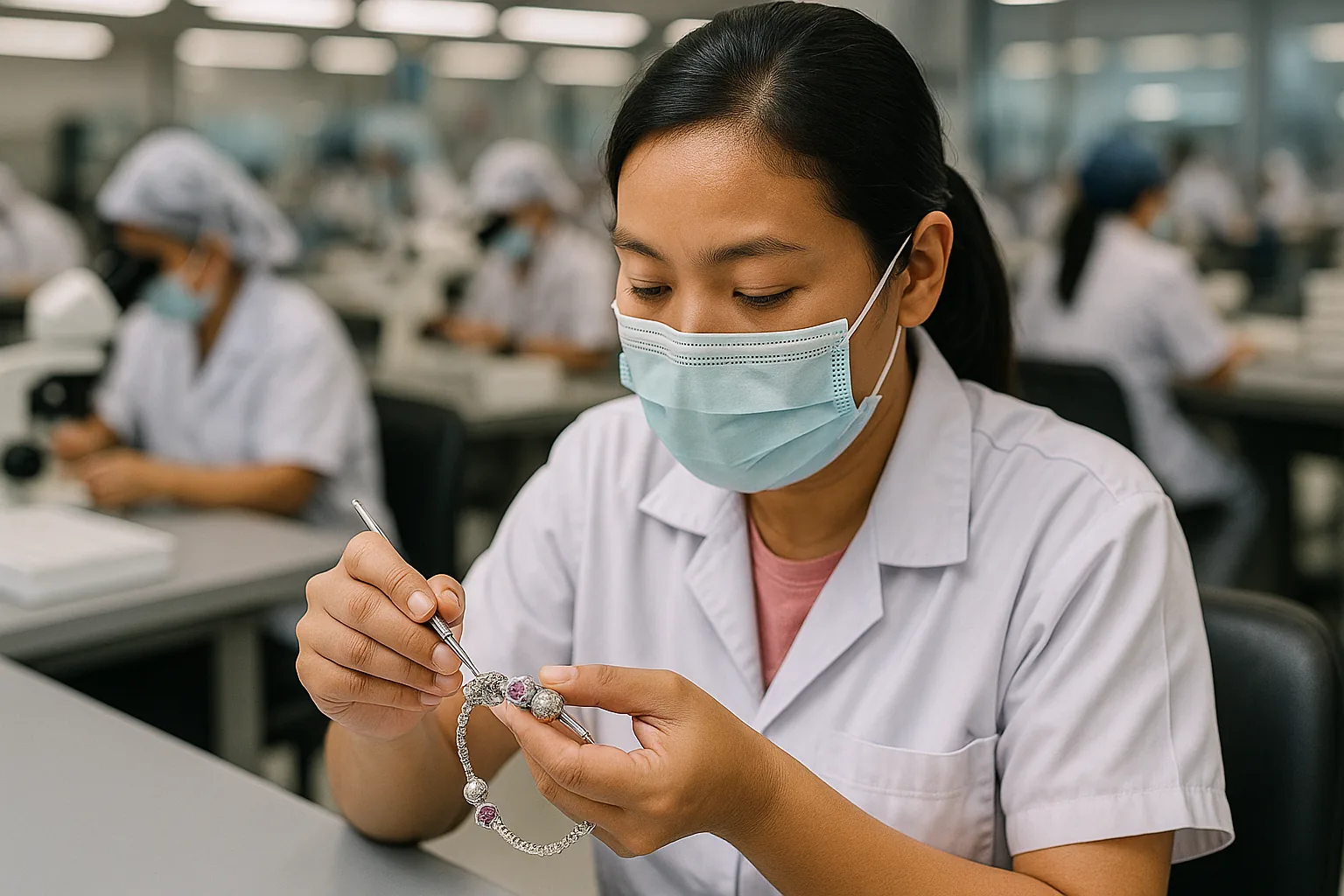 Dietro le quinte della fabbrica Pandora in Thailandia: come nascono i charm sostenibili (2)