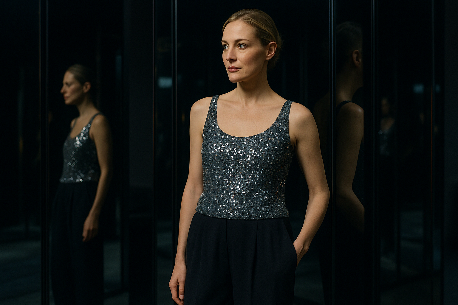 Anna Ferzetti in Armani Archivio: il look notturno della Haute Couture parigina