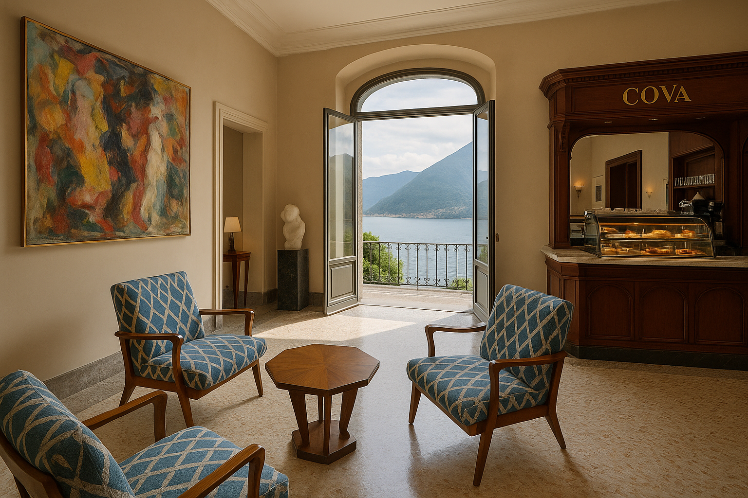 CasaBianca sul lago di Como: quando una villa degli anni Trenta diventa approdo culturale con caffetteria Cova