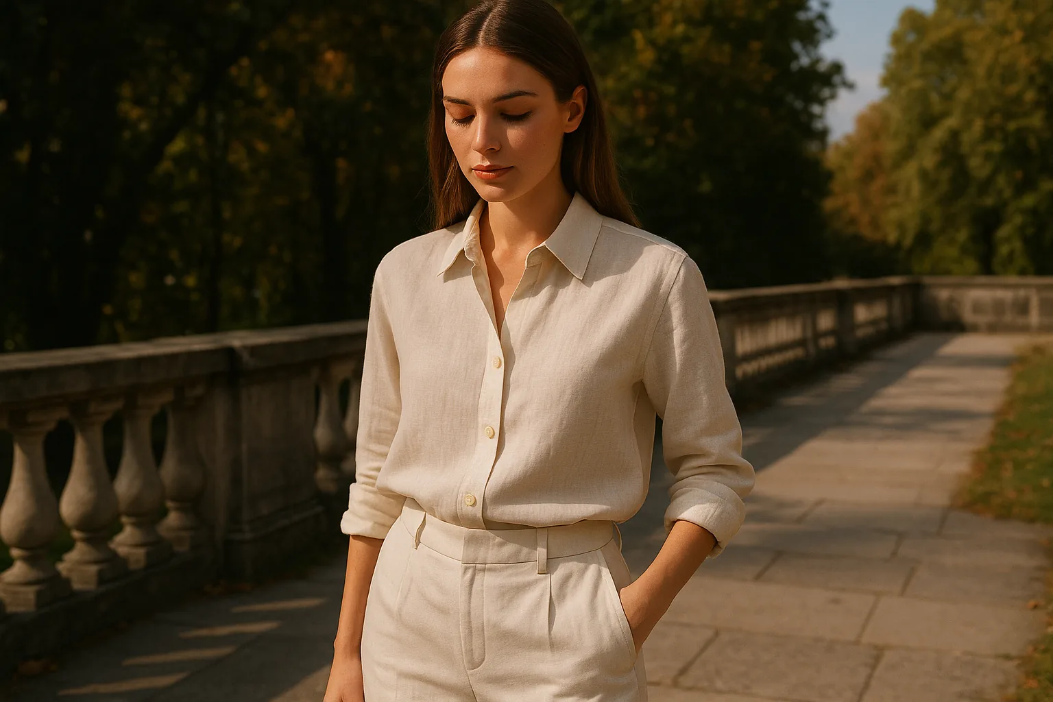 Camicia di lino: 5 styling effortless chic per la transizione estate-autunno 2026 (2)