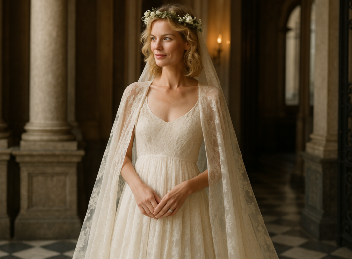 L'abito da sposa boho di Eva Herzigova: il Lanvin archivio che ha conquistato Torino