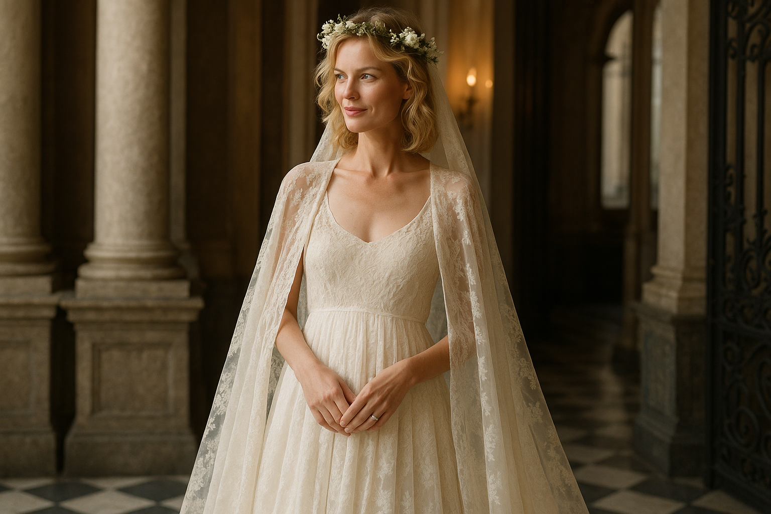 L'abito da sposa boho di Eva Herzigova: il Lanvin archivio che ha conquistato Torino