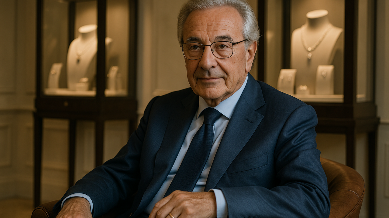Roberto Coin a 82 anni: trent'anni di gioielleria dall'albergo di Guernsey al lusso internazionale