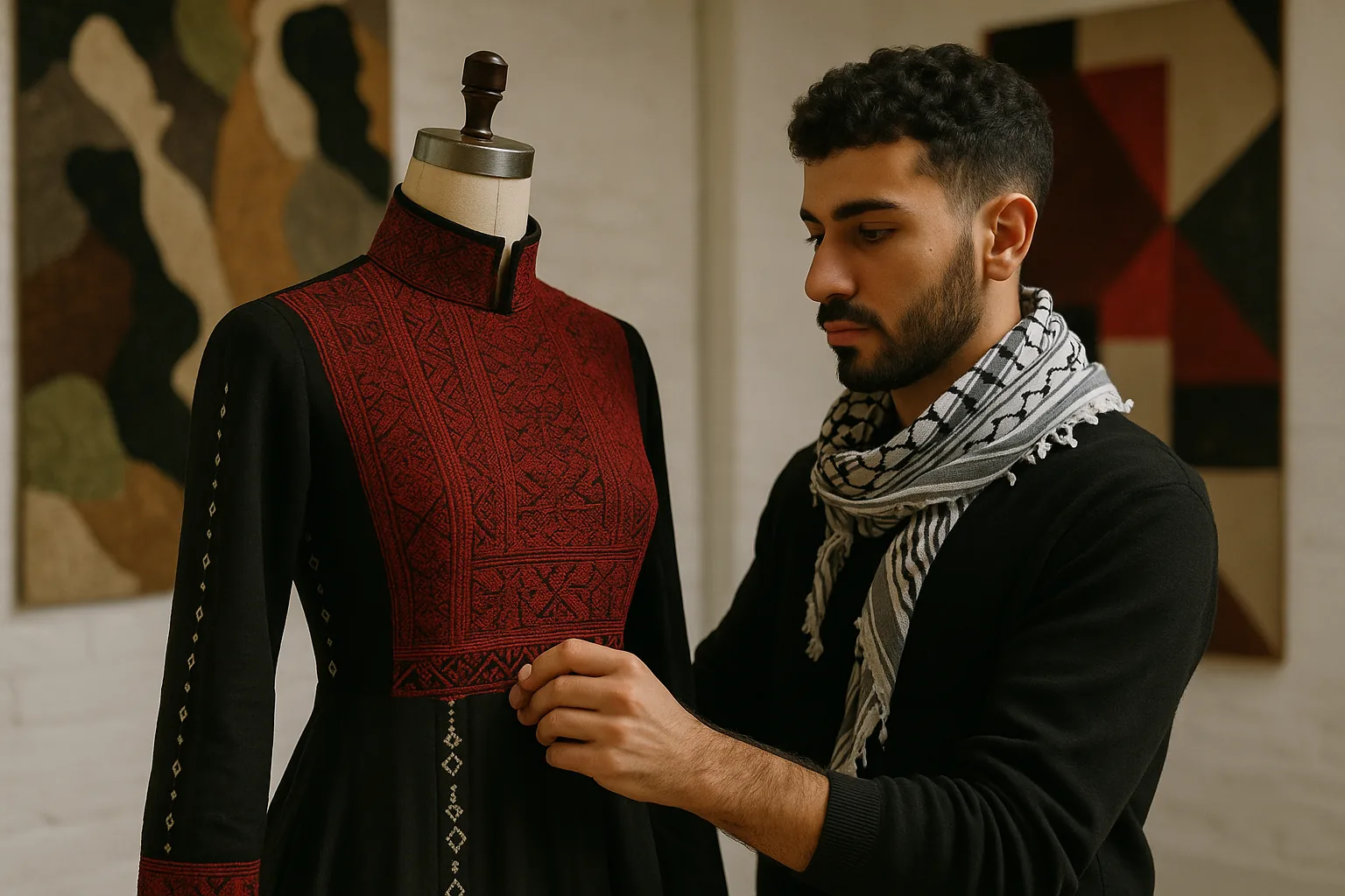 Ayham Hassan: il designer palestinese che trasforma gli abiti in protesta e identità (2)