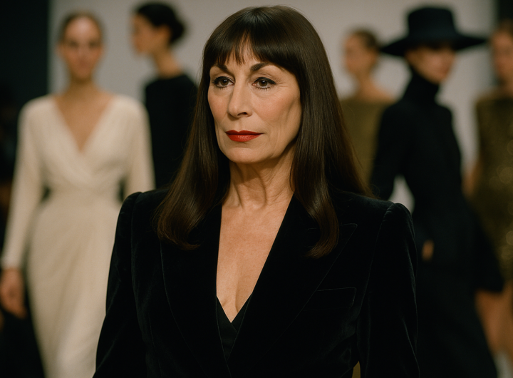 Anjelica Huston a 75 anni: dalla passerella al grande schermo, il cowboy chic e la frangia iconica