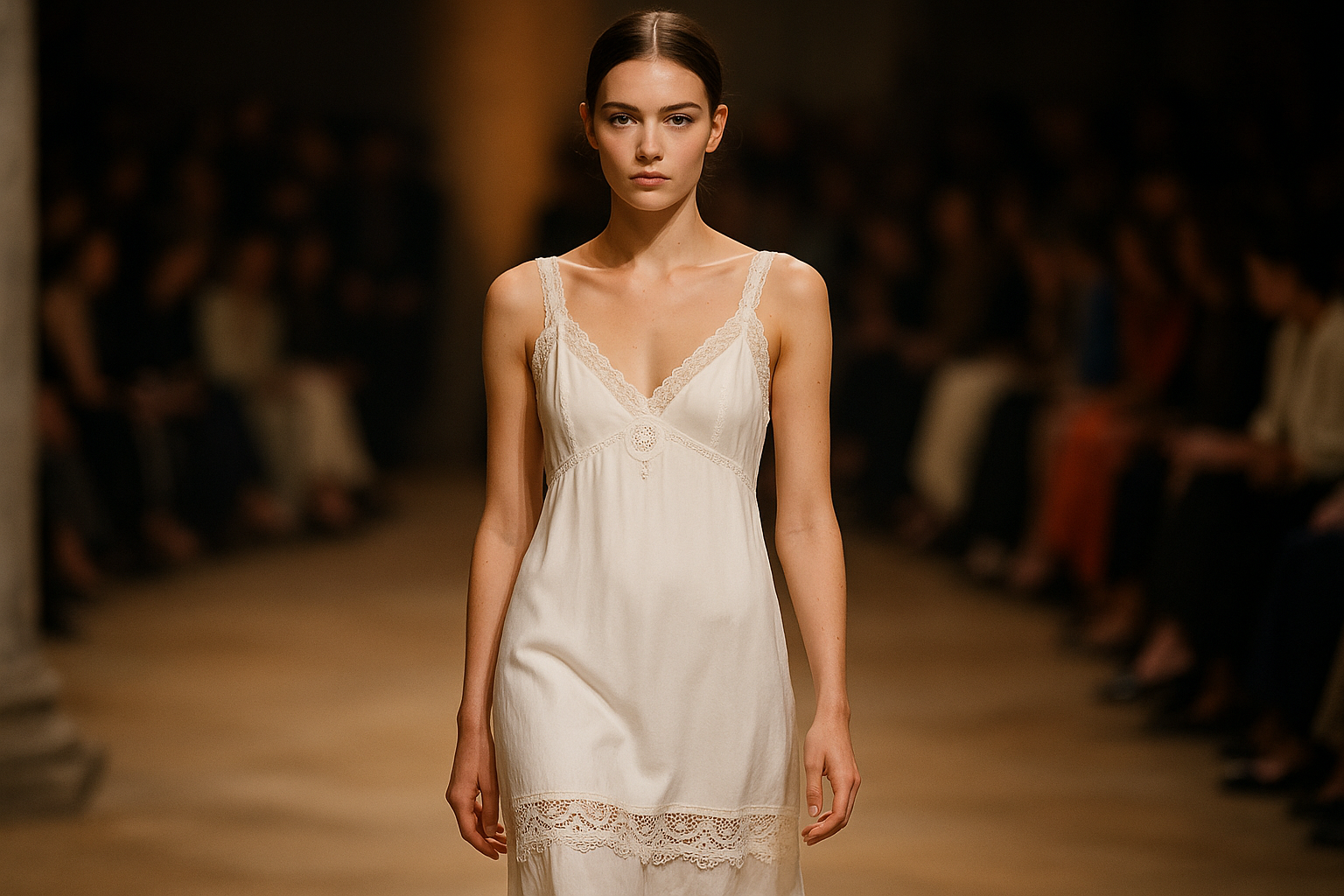 Italian granny chic estate 2026: il vestito camicia da notte diventa tendenza lusso
