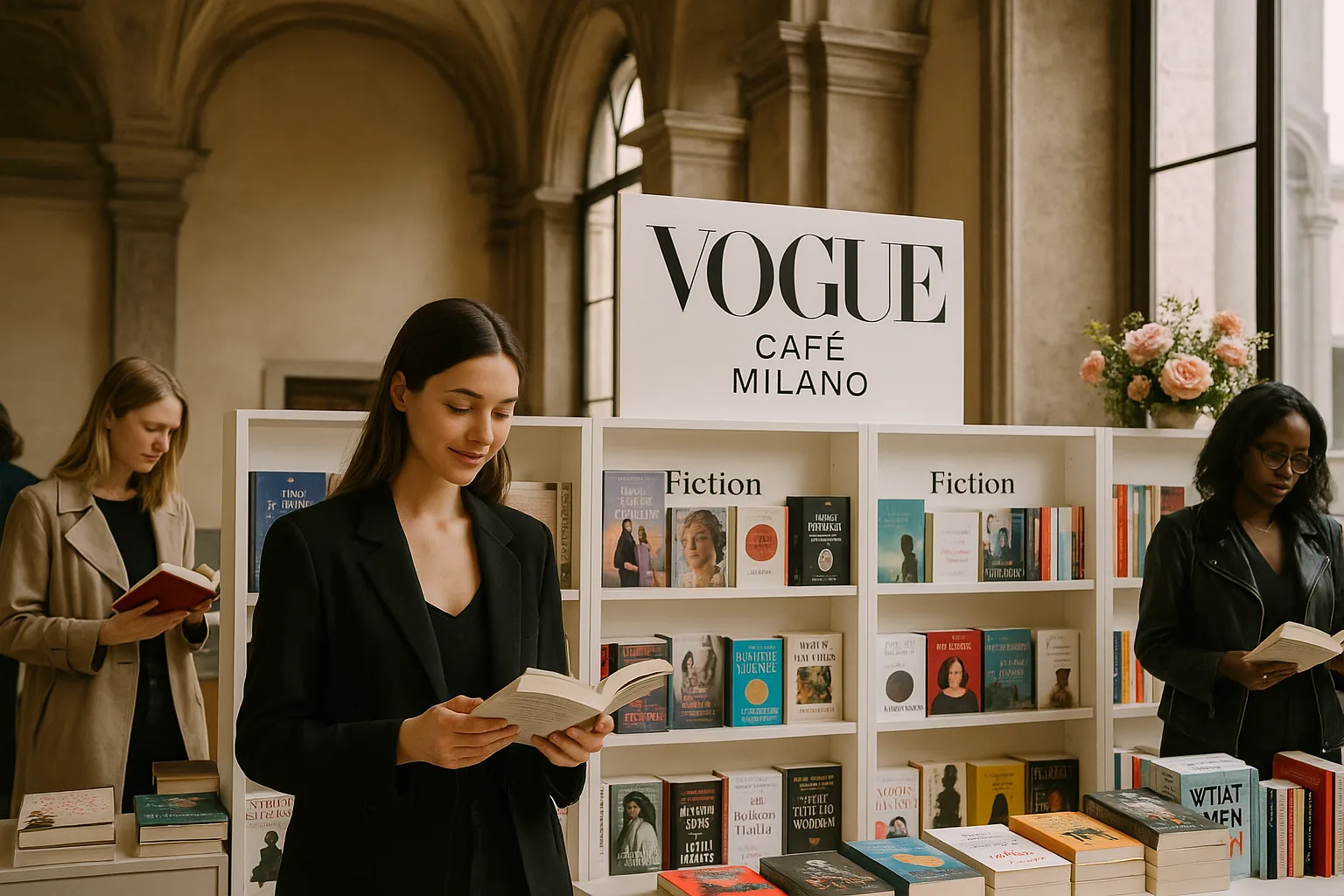 Vogue Café Milano: la libreria pop-up con 100 volumi scelti dalle editor (24-26 settembre 2026) (2)