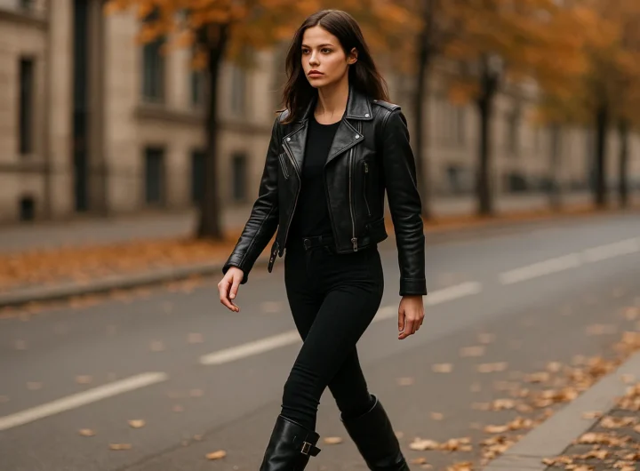 Jeans skinny neri e stivali da biker: il ritorno dell'indie sleaze nell'autunno 2026
