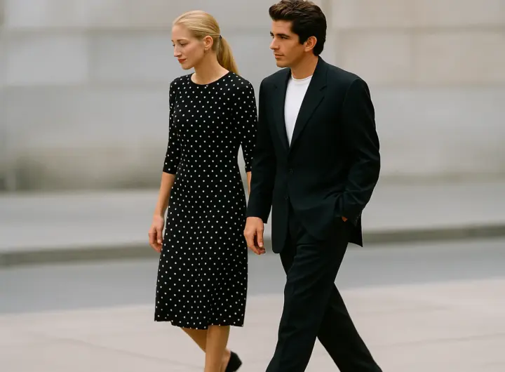 Effortless chic anni '90: da Carolyn Bessette a Karlie Kloss, il ritorno del pois e dello stile senza sforzo