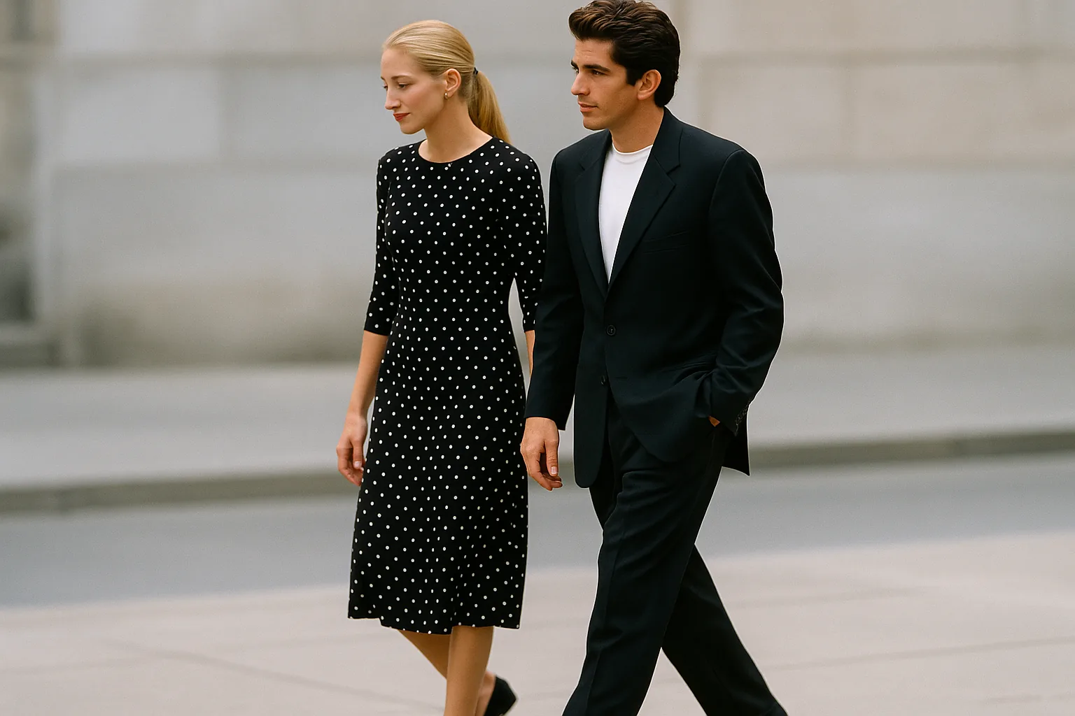 Effortless chic anni '90: da Carolyn Bessette a Karlie Kloss, il ritorno del pois e dello stile senza sforzo