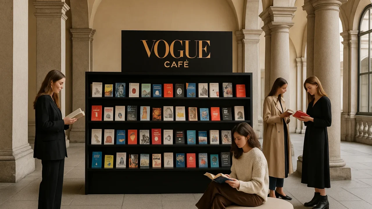 Vogue Café Milano: la libreria pop-up con 100 volumi scelti dalle editor (24-26 settembre 2026)