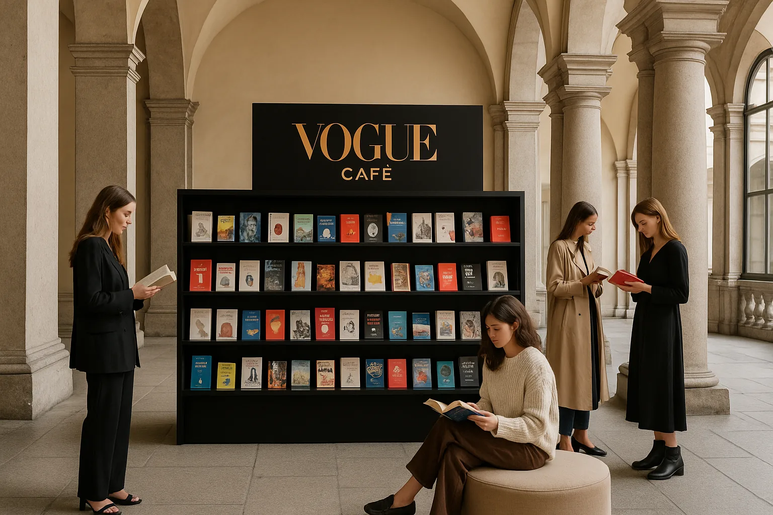 Vogue Café Milano: la libreria pop-up con 100 volumi scelti dalle editor (24-26 settembre 2026)
