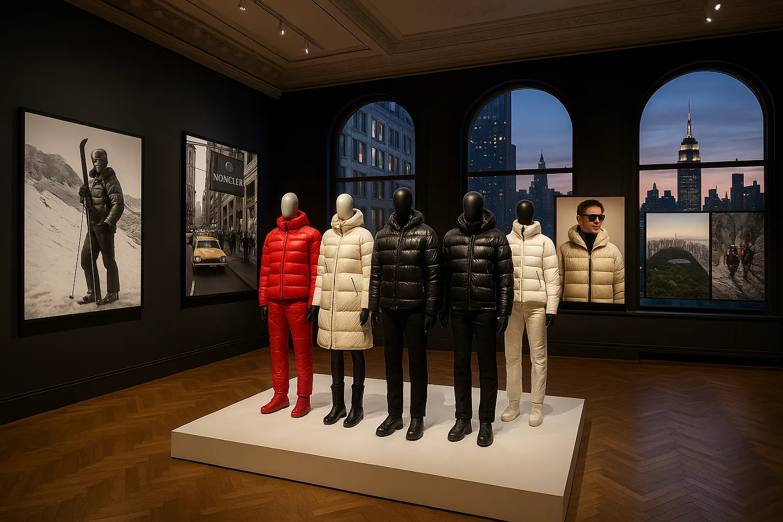 Moncler celebra il suo legame con New York attraverso una retrospettiva esclusiva