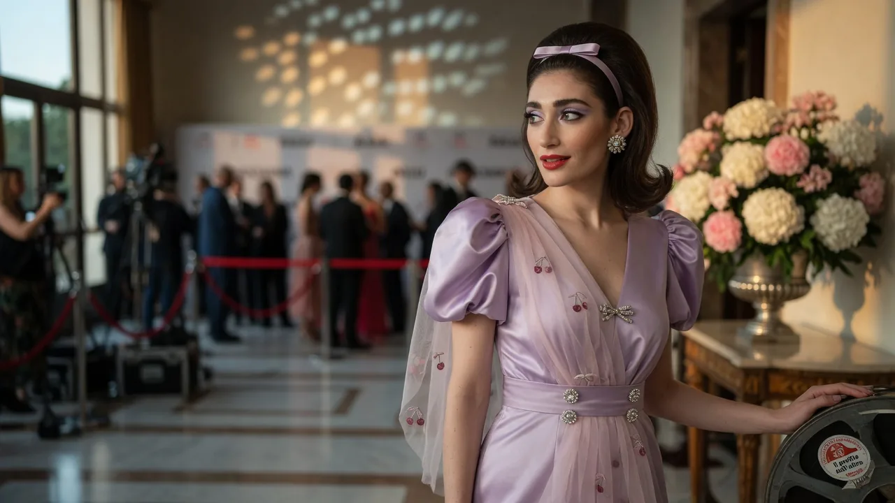 Pilar Fogliati in Miu Miu custom al red carpet della Festa del Cinema di Roma 2026