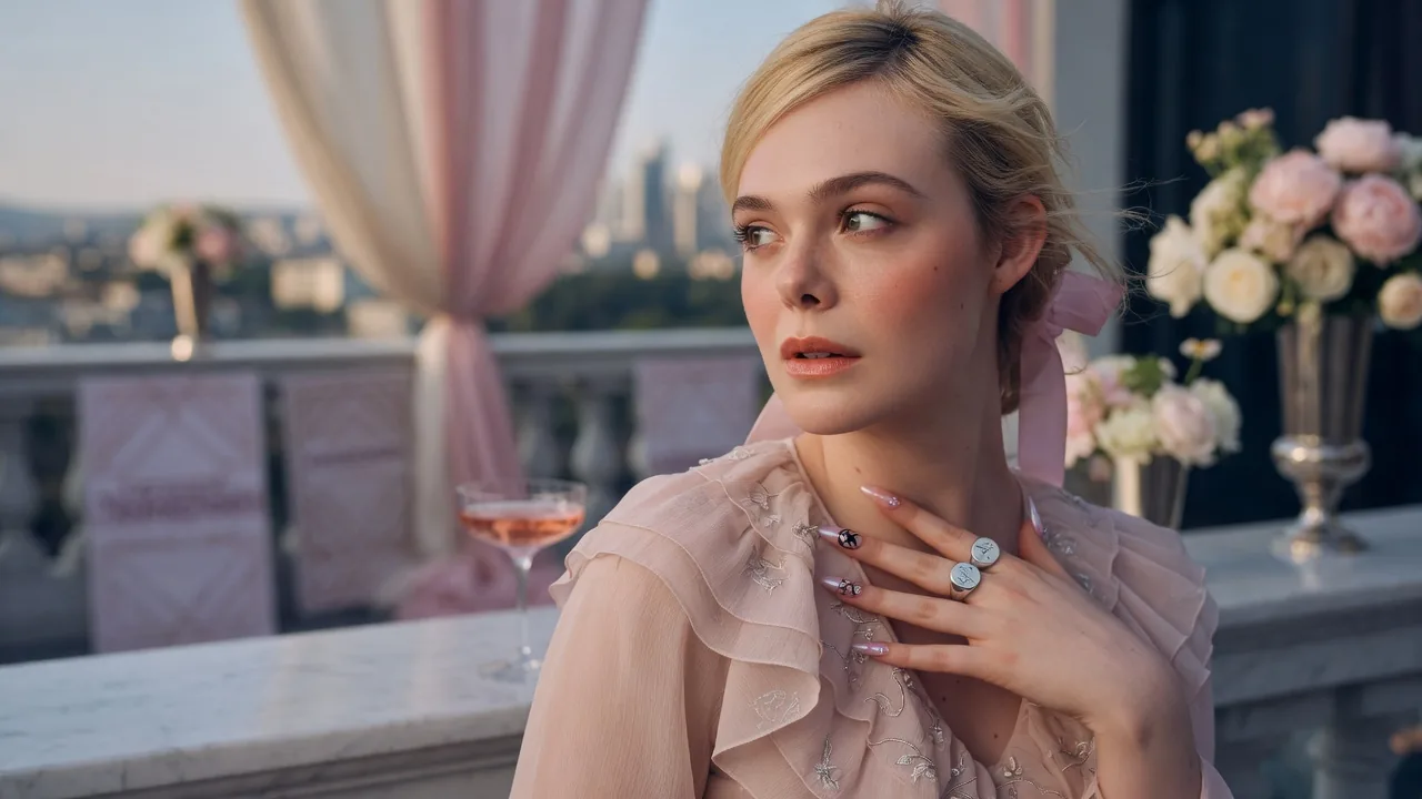 Elle Fanning e lo stile Hunger Games: la nuova icona di moda in tour stampa