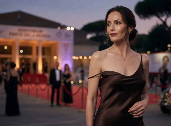 Sonia Ammar e il Gucci di Tom Ford del 1996 alla Festa del Cinema