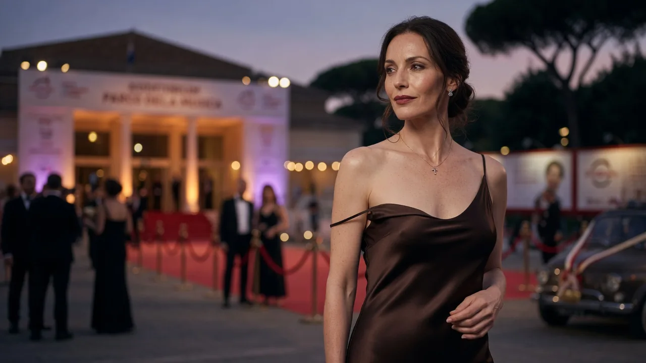 Sonia Ammar e il Gucci di Tom Ford del 1996 alla Festa del Cinema