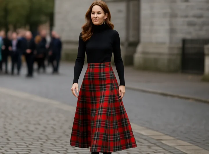 Gonna scozzese e plaid: come Kate Middleton anticipa il trend dell'autunno 2026