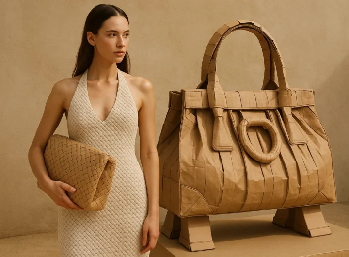 Bottega Veneta Summer 2027: gli 'sgabelli di cartone' dell'artista Illya Goldman Gubin trasformano la sfilata