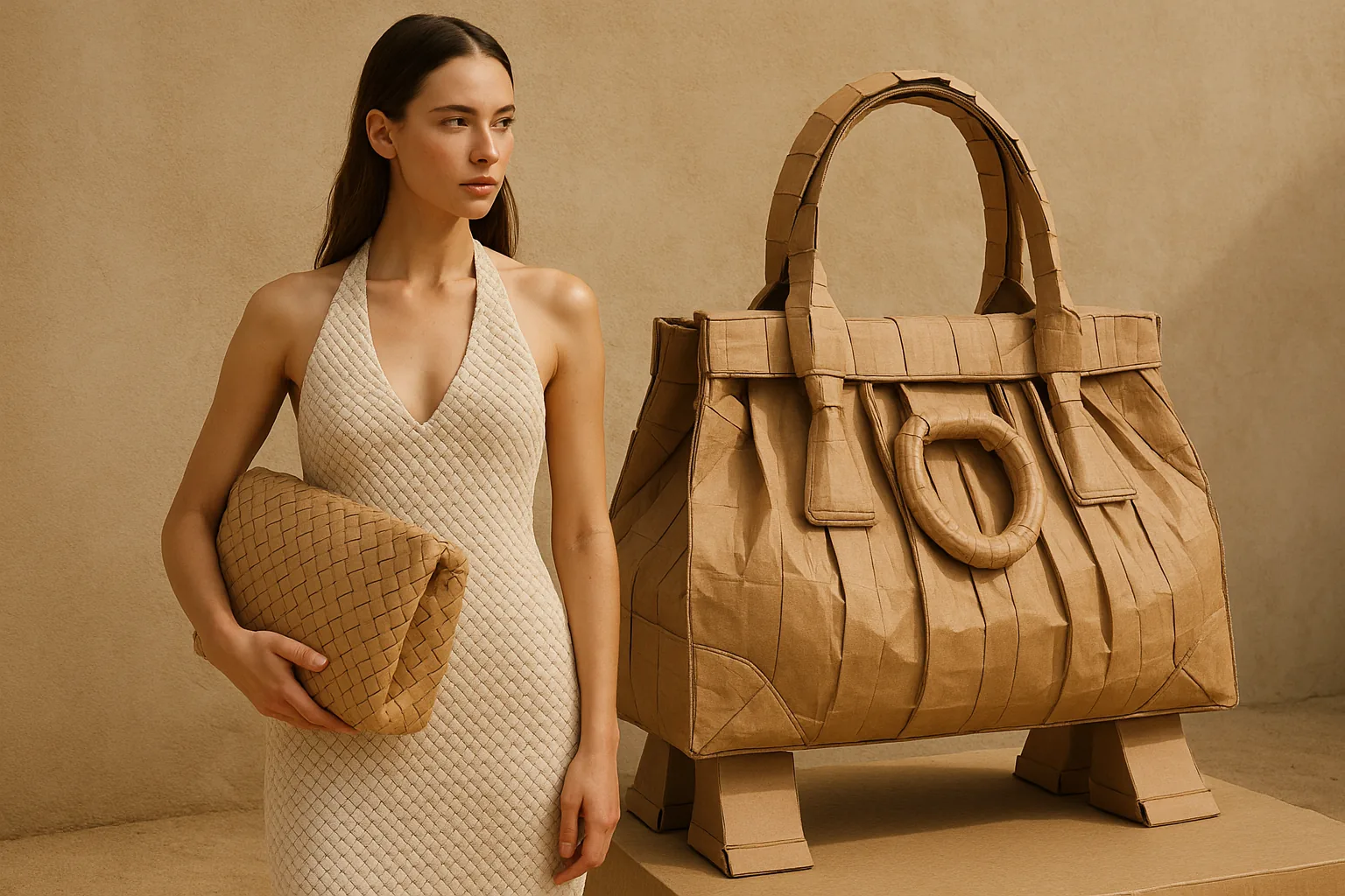 Bottega Veneta Summer 2027: gli 'sgabelli di cartone' dell'artista Illya Goldman Gubin trasformano la sfilata