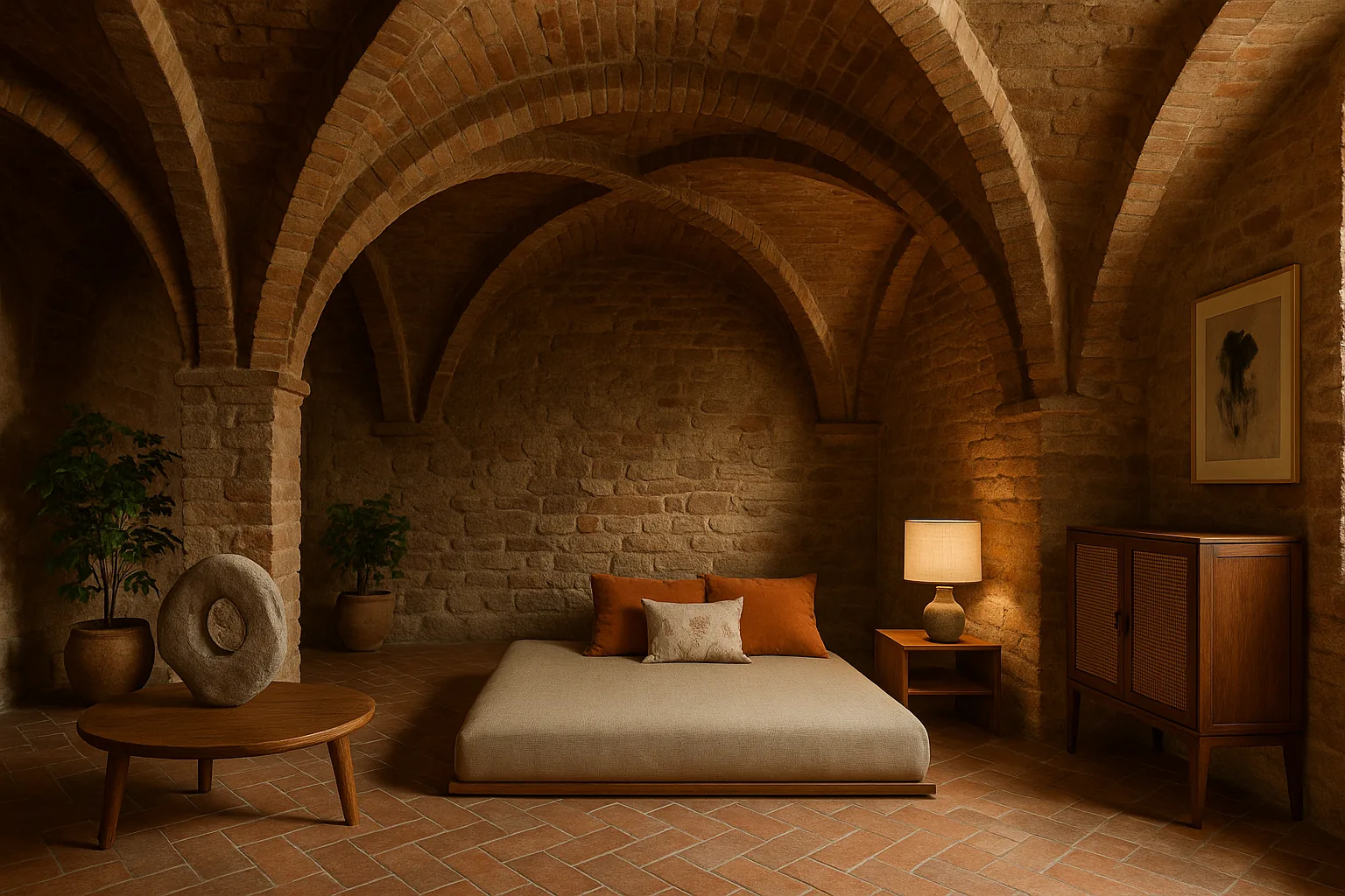 Una casa a Siena di 65 mq dentro volte medievali: l'architetto Francesco Violanti Gradi firma il progetto Feng Shui (2)