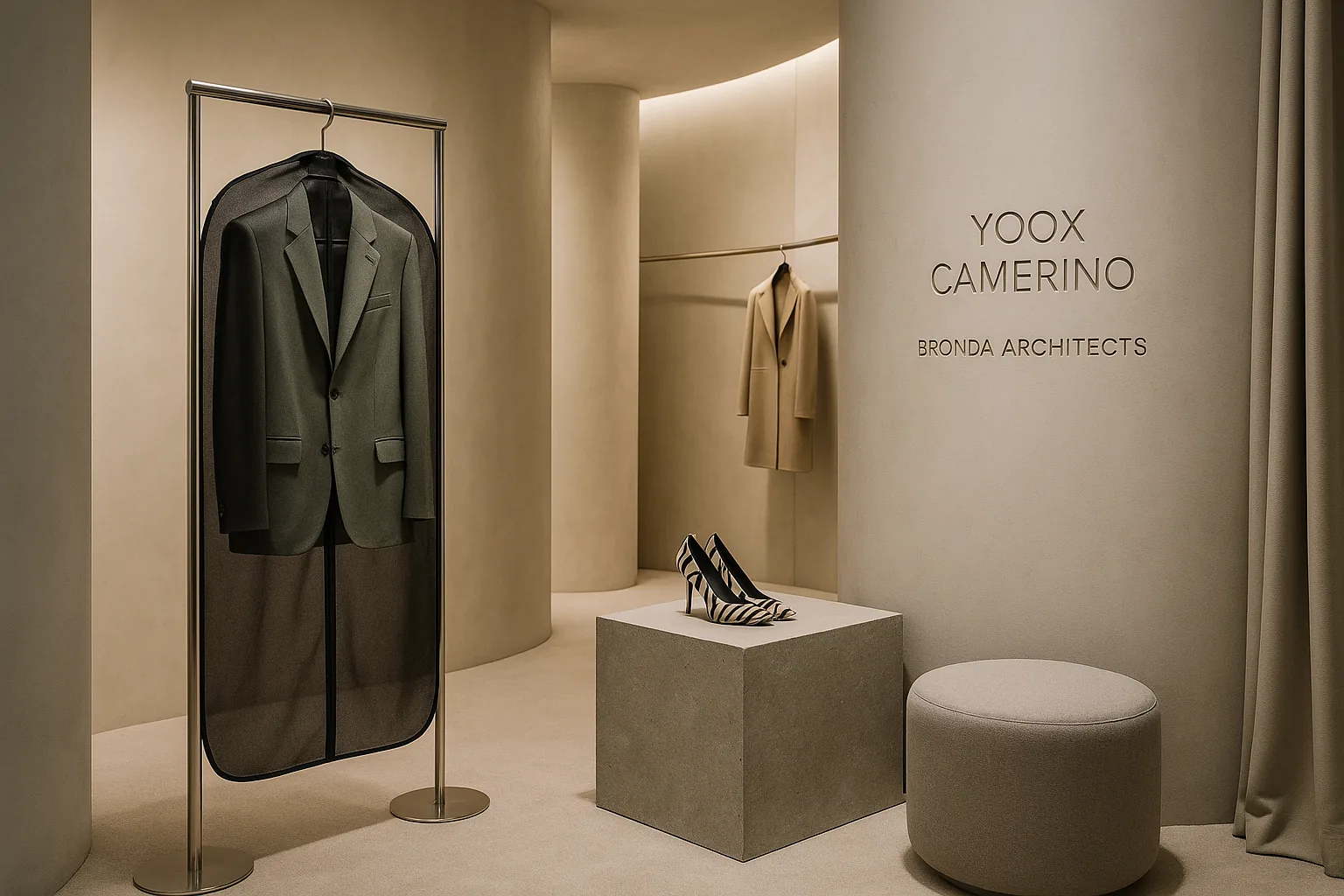 YOOX Camerino torna a Milano Fashion Week 2026 con Bronda Architects al Circolo Filologico (2)