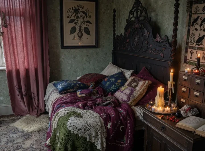 Witchcore Interiors: Come Arredare la Casa con Fascino Gotico e Folklorico