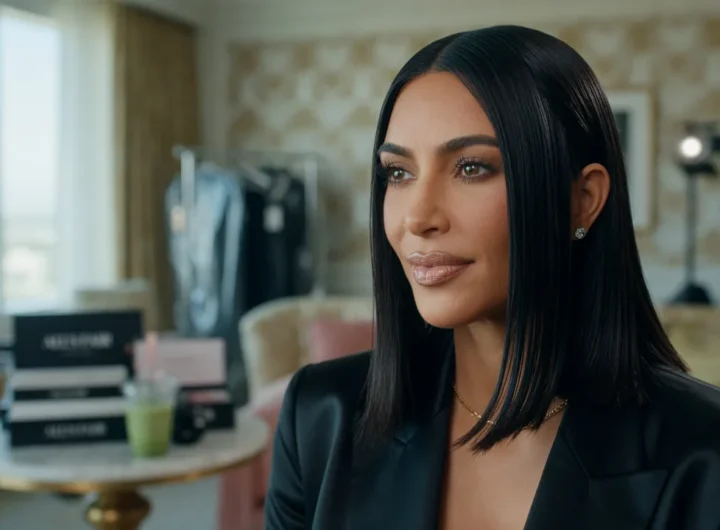 Kim Kardashian torna al lob glossato: il ritorno della firma beauty più chic
