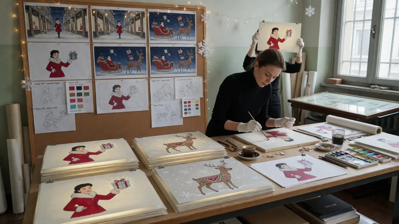 Prada Holiday 2026: come l'animatore John Pomeroy ha portato in vita la campagna disegnata a mano