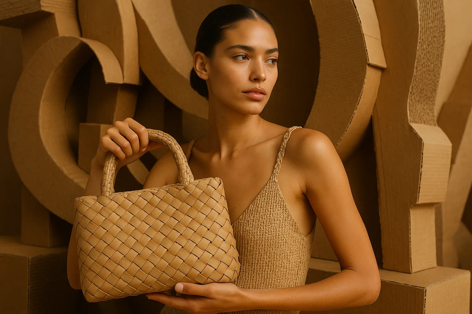 Bottega Veneta Summer 2027: gli 'sgabelli di cartone' dell'artista Illya Goldman Gubin trasformano la sfilata (2)